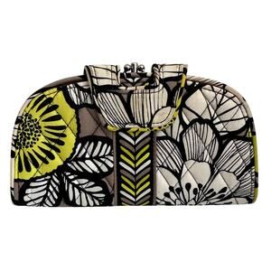 Vera Bradley Citron Kiss 'N Snap Wallet Large Organizational Clutch Carry All